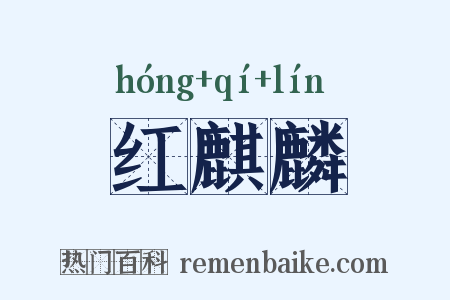红麒麟是什么意思的图片
